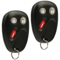Car Key Fob Keyless Entry Remote Fits LHJ011 2003-2006 Chevy, GMC, Cadillac, Hummer, Pontiac, Saturn, Set of 2