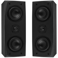 Dayton Audio MK442 Dual 4" 2-Way MTM Bookshelf Speaker Pair
