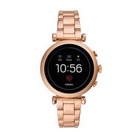 Fossil Women's Gen 4 Sloane HR Heart Rate Stainless Steel Touchscreen Smartwatch, Color: Rose Gold (FTW6040)