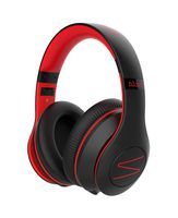 Symphonized Blast Wireless Bluetooth Headphones with Mic, Over Ear Headphones for iPhone, Samsung and More, 22 Playtime Hours for Travel/Work, Deep Bass Headphones with Noise Isolation (Red)