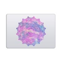 Laptop Stickers MacBook Decal - Removable Vinyl - Mandala Purple Blue Decal Skin for Apple MacBook Air Pro 13 15 inch Mac Retina - Best Decorative Sticker by Artsybb