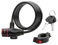 Schwinn Cable Bike Lock, Key Lock, 5-Feet x 8mm