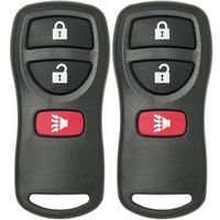 Keyless2Go 2 New Replacement Keyless Entry Remote Car Key Fob KBRASTU15 for Frontier Armada Murano Pathfinder Quest Titan and More