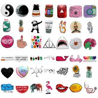 DIFENLUN Stickers for Water Bottle 44 Pcs, Cute, Waterproof, Trendy Vinyl Stickers Decals for Teen Girls, Perfect for Laptop, Phone, Mackbook, Bicycle, Skateboaed, Luggage