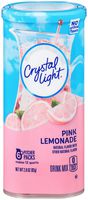 Crystal Light Pink Lemonade Drink Mix (72 Pitcher Packets, 12 Canisters of 6)
