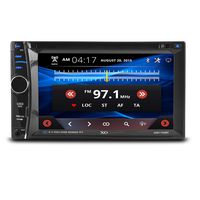 XO Vision 6.2" Car Stereo Receiver | Double DIN Digital LCD Touchscreen System, Bluetooth, DVD Player | Wireless Remote Control With Rear View Camera