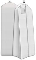 Wedding Dress Bag - Large Garment Bag For Long Gowns -72"x24", Big 20" Gusset