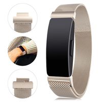 findway Compatible with Fitbit Inspire HR Bands/Inspire Band, Inspire Accessories Stainless Steel Bracelet Women Men Wristbands Strap Compatible for Fitbit Inspire & Inspire HR Fitness Tracker