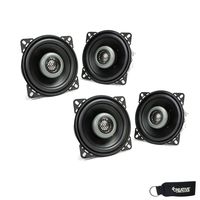 MB Quart - Two Pairs of Formula 3.5 Inch 2-Way Coaxial Car Speakers - FKB108