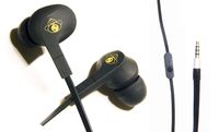 Premium In Ear Form-Fitting Earbuds with Mic - Waterproof (IPX6) and Flat Tangle Proof Cable