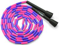 Beaded Jump Rope - Segmented Skipping Rope for Kids - Durable Outdoor Beads