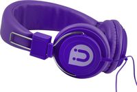 Uber 13131 Headphone, On-Ear Rubberized, Purple