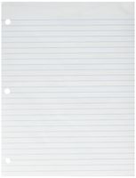 Ampad 21-113 Evidence Glue Top Pads, Letter Size, 3 Hole Punched, White Paper, Wide Ruled, 50 Sheets Per Pad, 12 Pads Per Pack