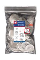 25 Buttons to Cover - Made in USA - Self Cover Buttons with Wire Eyes - Size 75 with Tool