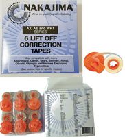 Nakajima LO001 Lift Off Correction Tapes 6 Pack