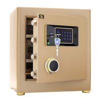 Digital Security Safe Box for Home Office Double Safety Key Lock and Password 1.4 Cubic Feet by TIGERKING