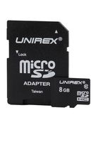 Unirex Micro SD Card with SD Adapter (MSD-082)