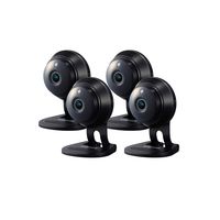 Samsung SNH-V6414BMR SmartCam HD Full HD 1080p Wi-Fi Camera Bundle Quad Pack (Certified Refurbished)