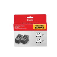 Canon PG-40 0615B013 Pixma iP1200 1300 1600 2600 MP140 150 MX300 MX310 Pixus iP2500 MP170 460 14ML Ink Tank (Black)
