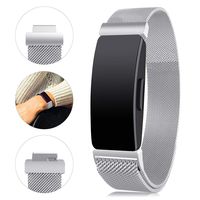 Find-MyWay Compatible with Fitbit Inspire HR Bands/Inspire Band, Stainless Steel Bracelet Strap Inspire Accessories Small & Large for Women Men Wristband Compatible with Fitbit Inspire Fitness Tracker