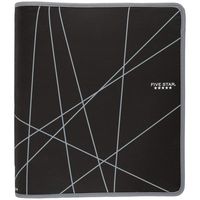 Five Star Zipper Binder, 1-1/2 Inch 3 Ring Binder, Durable, Black (72360)
