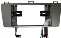 Carxtc Double Din Silver Colored Radio Installation Package. Includes The Wiring and Trim kit Fits Toyota Solara (2004-2008)