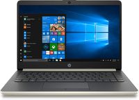 2019 HP 14" Laptop - Intel Core i3 (Up To 4GHz) - 8GB DDR4 Memory - 1TB SATA Hard Drive - Pale Gold and Ash Silver (14-CF0013DX)