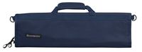 Messermeister 8-Pocket Heavy Duty Nylon Padded Knife Roll, Luggage Grade and Water Resistant, Navy