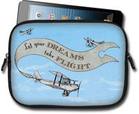 AngelStar 13743 Let Your Dreams Take Flight Small Tablet Ipad Case, Mini