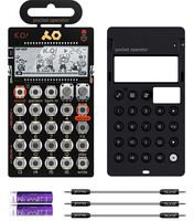 Teenage Engineering PO-33 Pocket Operator KO Sampler/Sequencer Bundle with CA-X Silicone Case, Blucoil 3-Pack of 7" Audio Aux Cables, and 2 AAA Batteries