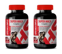 Male Enhancing for Sex - Super MACA Complex 2070 Mg - Extra Strength - Horny Goat Weed for Men - 2 Bottles 120 Capsules