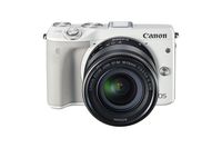 Canon EOS M3 Mirrorless Camera Kit with EF-M 18-55mm Image Stabilization (IS) STM Lens - Wi-Fi Enabled (White)