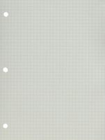 School Smart Double Sided Grid Paper, 3 Hole Punched, 8-1/2 x 11 Inches, 1/4 Inch Rule, White, Pack of 500