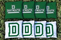 Victory Tailgate NCAA Collegiate Regulation Cornhole Game Bag Set (8 Bags Included, Corn-Filled) - Dartmouth College Big Green