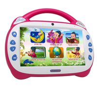 Yiddish Audio Visual Device for Kids - Educational Touch Screen Machine with 2 Karaoke Microphones, Jewish Music, Coloring and more - Jewish Yiddishe Chanukah Gift for Children -Kidchachke