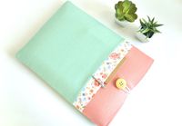 Apple iPad 9.7", 10.5" New Surface Pro, 12.3", 13.5" Book Padded, Floral Tablet or Laptop Cover Case