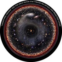 Logarithmic Universe disc for Uncle Milton Star Theater Pro/Nashika NA-300 Home Planetarium