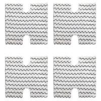 Amyehouse 4-Pack Shark Touch Free Dirt Grip Washable Microfiber Pad Replacememt for Shark Lift-Away & Genius Steam Mop S3973 S3973D S5002 S5003 S6001 S6002 S6003 Part # XTP184 & P184WQ