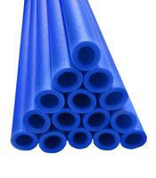 Upper Bounce 33 Inch Trampoline Pole Foam Sleeves, Fits 1" Diameter Pole - Set of 12 -Blue