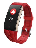 VERSUSWOLF Fitness Tracker Activity Tracker Watch with Heart Rate Monitor Waterproof Smart Sports Bracelet Band with Step Counter, Calorie Counter Pedometer Watch for Kids Women Men (red-2)