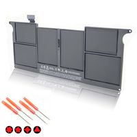 A1495 A1406 for MacBook Air A1465 (Mid 2012 2013 Early 2014 Version), A1370 (Mid 2011 Version) MC968 MD223 MD711 020-7376-A 020-7377-A Laptop Battery [7.6V 38.75WH]