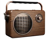 LuguLake Handheld Multi-Function Bluetooth Speaker PA System with Power Bass, FM Radio, Mic Input, Karaoke, USB/TF Readers, TWS, Remote Control and High Battery Capacity Boombox-Vintage Retro Style
