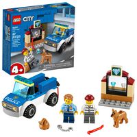 LEGO City Police Dog Unit 60241 Police Toy, Cool Building Set for Kids, New 2020 (67 Pieces)