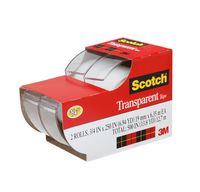 Scotch Transparent Tape, Standard Width, Engineered for Office and Home Use, Glossy Finish, 3/4 x 250 Inches, 2 Rolls (2157SS)