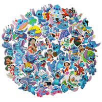 55pcs Cartoon Lilo & Stitch Laptop Vinyl Stickers car sticker For Snowboard Motorcycle Bicycle Phone Computer DIY Keyboard Car Window Bumper Wall Luggage Decal Graffiti Patches (Cartoon Lilo & Stitch)