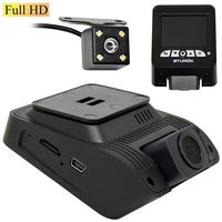 SturdX High Definition Full HD 1080P Dual Dash Camera Wide Angle Night Vision with 2.4" LCD Screen G-Sensor Loop Recording Front and Rear | Dashboard Camera | Rear Camera Included | Built-in G-Sensor