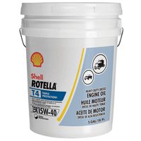 Shell Rotella T4 Triple Protection Conventional 15W-40 Diesel Engine Oil (5 Gallon Pail)