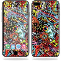 MightySkins Skin Compatible with Apple iPhone 8 Plus - Acid Trippy | Protective, Durable, and Unique Vinyl Decal wrap Cover | Easy to Apply, Remove, and Change Styles | Made in The USA