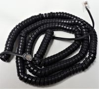 10 Pack of Gray 25' Ft Handset Cords for Cisco IP Phone 7800 7900 8800 SPA Series 7940 7941 7942 7945 7960 7961 7962 8811 8841 8851 SPA303 SPA508G SPA525G2 Coil Curly Charcoal Lot by DIY-BizPhones