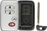KeylessOption Just the Case Keyless Entry Remote Key Fob Shell for Toyota HYQ14AAB